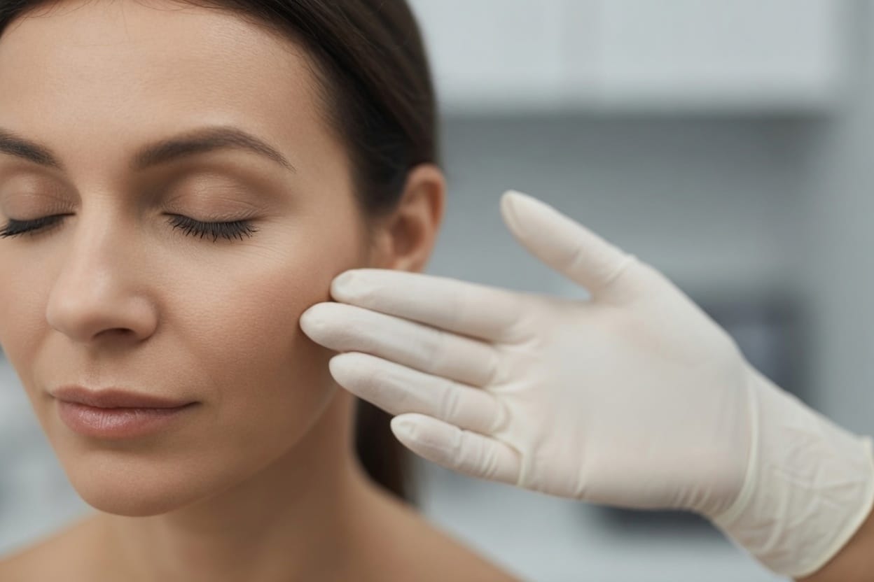 Cheek filler consultation at FaceCrime Skin Labs in Fairview, Vancouver